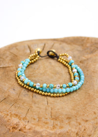 Triple Strand Simplicity Bracelet