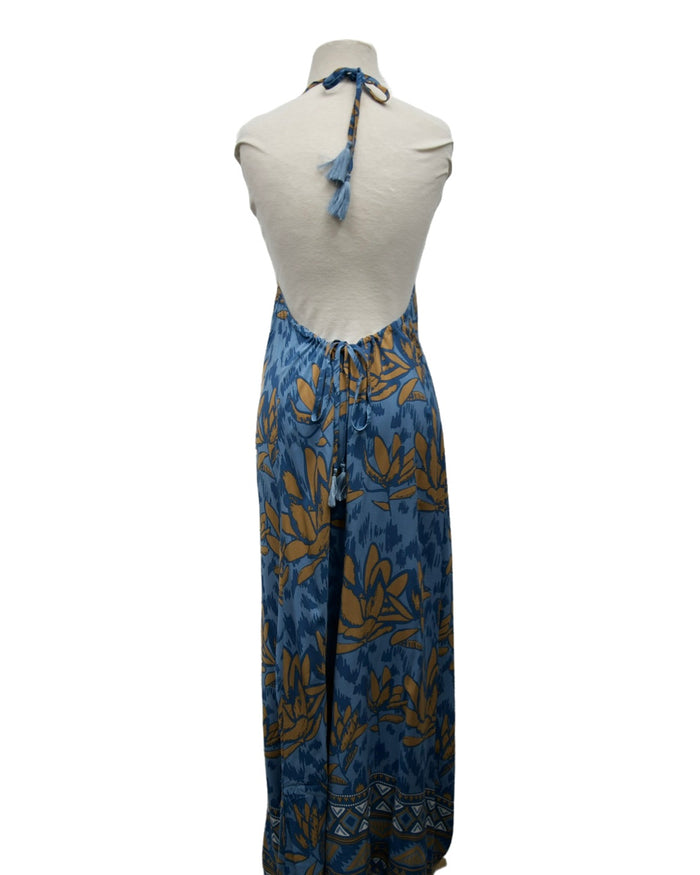 Midnight Lotus Bombshell Maxi | Shop Bali Queen