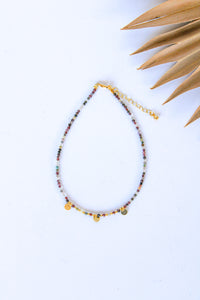 Gold Disc and Gemstone Anklet | Shop Bali Queen