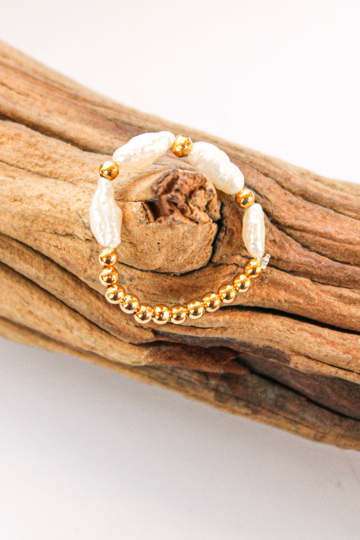 La Perla Scattered Pearl Ring | Shop Bali Queen