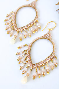 Thai Crystal Teardrop Chandelier Earrings | Shop Bali Queen