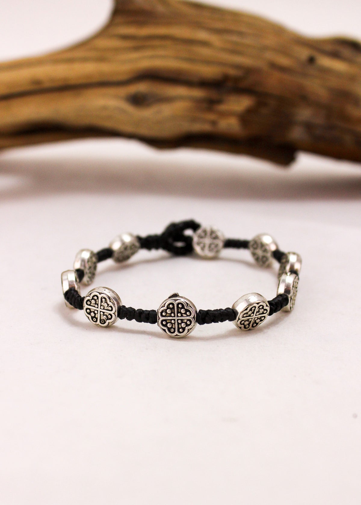 Quatrafoil Alloy Bracelet #45