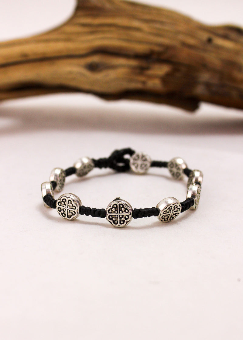 Quatrafoil Alloy Bracelet #45
