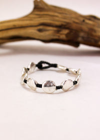 Hammered Circle Alloy Bracelet #20