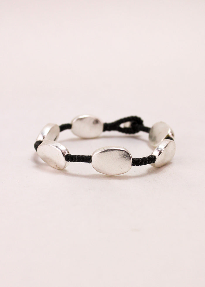 Large Hammered Oval Alloy Bracelet #19 | Shop Bali Queen