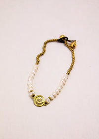 Freshwater Pearl Single Charm Anklet