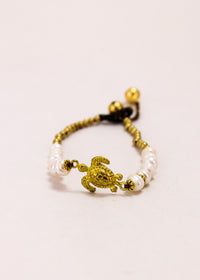 Freshwater Pearl Single Charm Bracelet