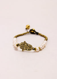 Freshwater Pearl Single Charm Bracelet
