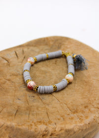 Tubular Agate Stretch Bracelet | Shop Bali Queen