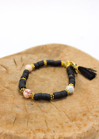 Tubular Agate Stretch Bracelet | Shop Bali Queen
