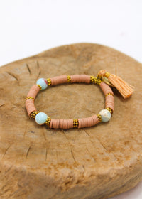 Tubular Agate Stretch Bracelet | Shop Bali Queen