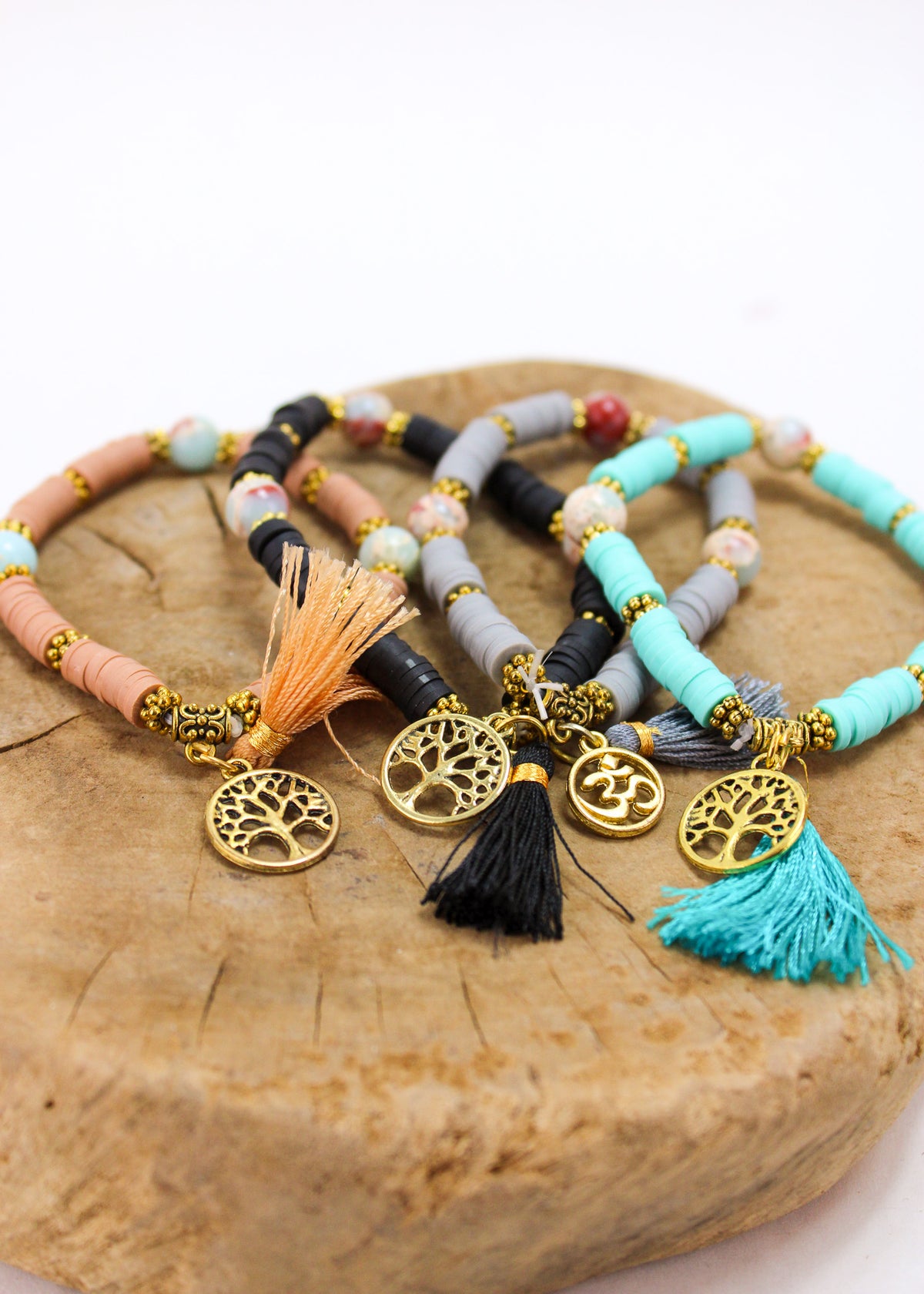 Tubular Agate Stretch Bracelet | Shop Bali Queen