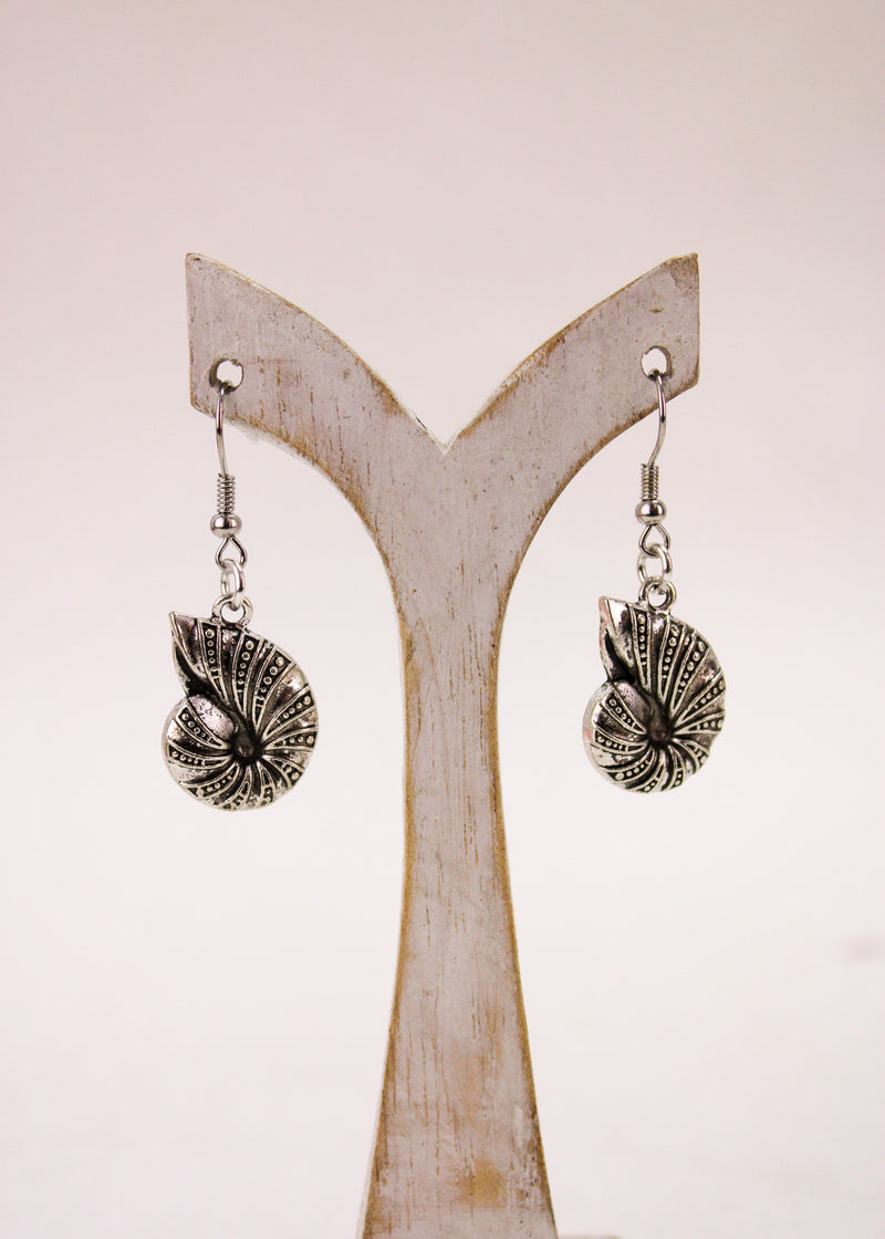 Conch Shell Alloy Earrings