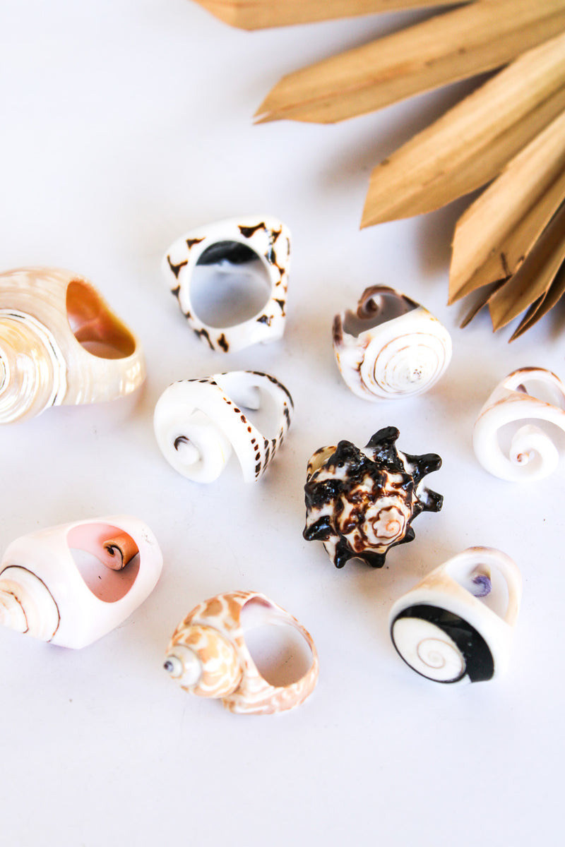 Bali Shell Rings