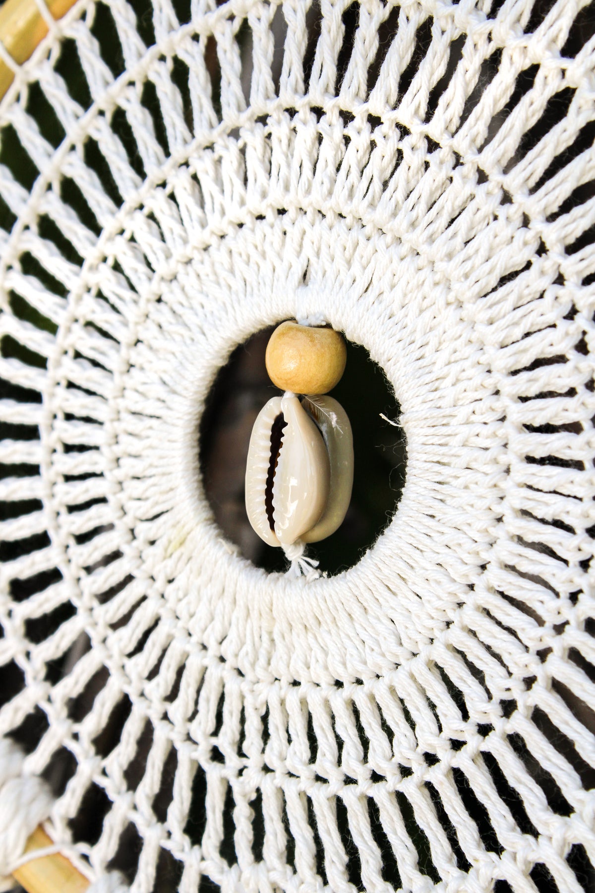 7" Crochet Dreamcatcher w/ Shell & Tassel | Shop Bali Queen