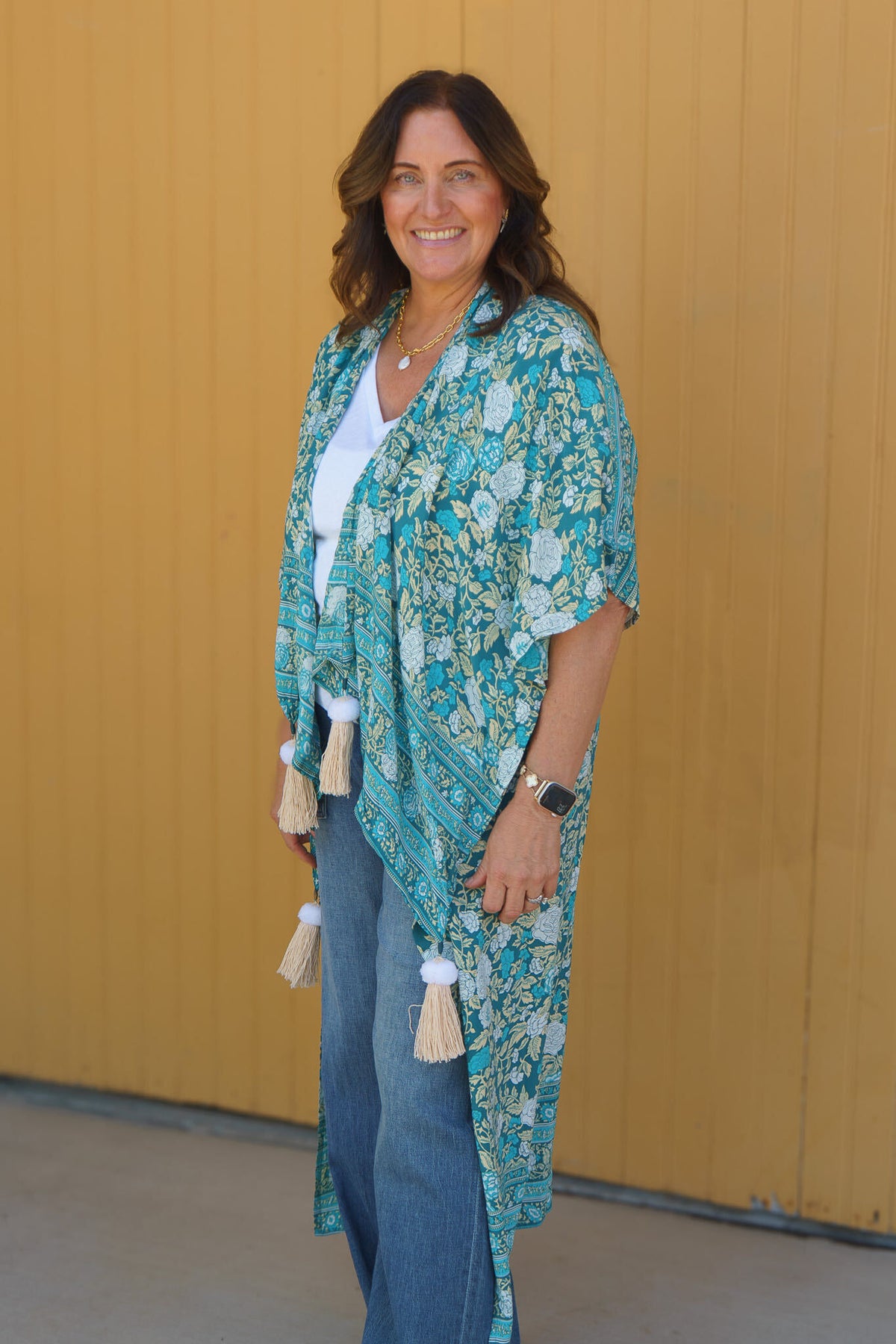 Rosalinda Long Tassel Kimono