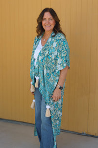Rosalinda Long Tassel Kimono
