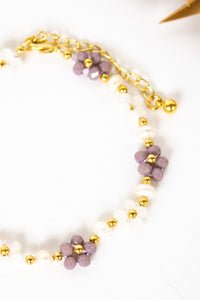 La Perla Crystal Flower Bracelet | Shop Bali Queen