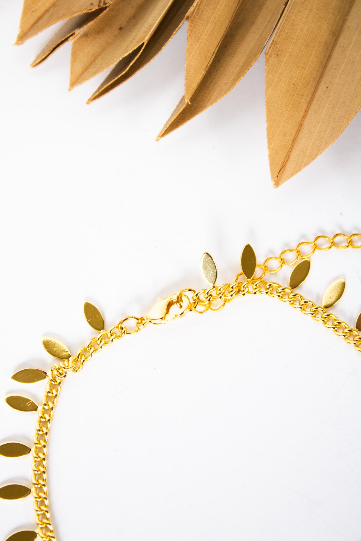 Little Leaf Link Necklace | Shop Bali Queen