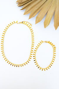 Little Leaf Link Necklace | Shop Bali Queen