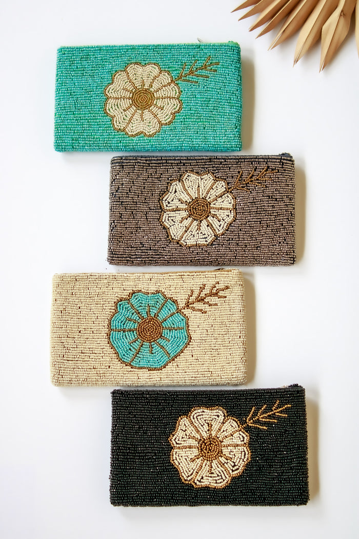 Beach Hibiscus Beaded Clutch | Shop Bali Queen