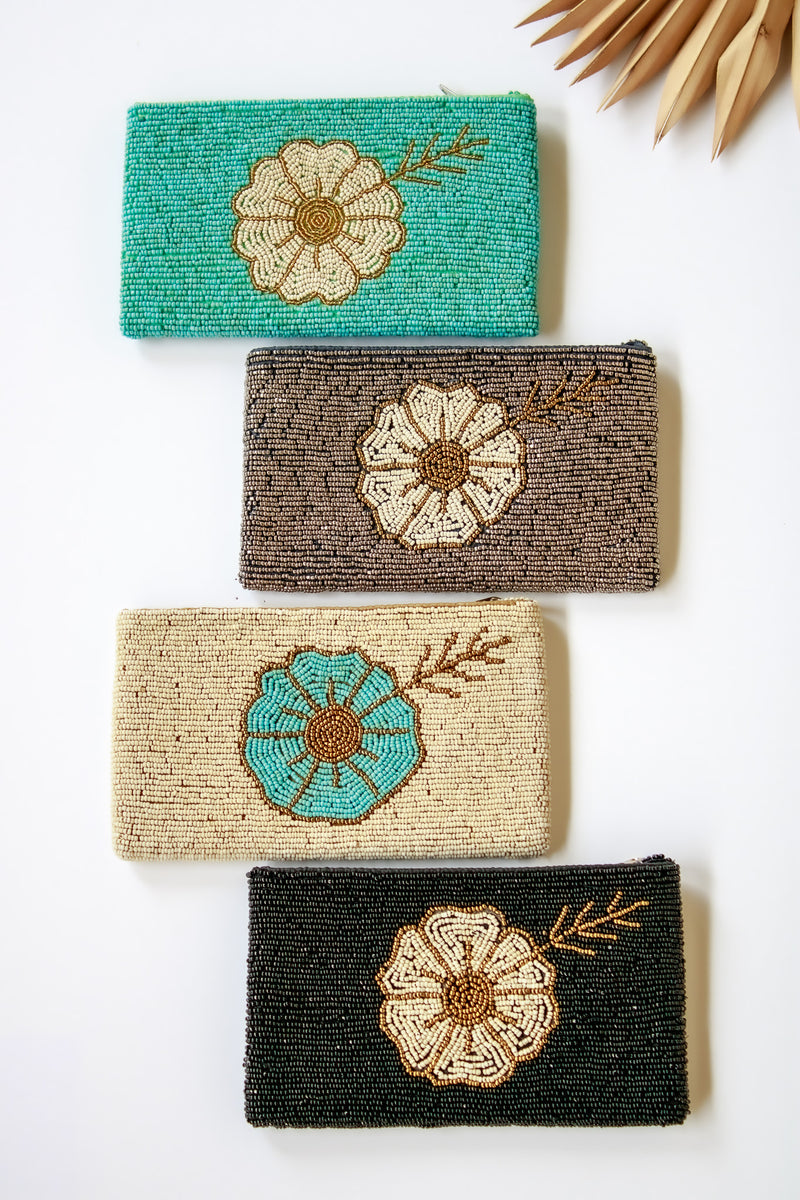 Beach Hibiscus Beaded Clutch | Shop Bali Queen