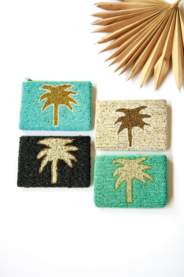 Palm Tree Beaded Coin Bag | Shop Bali Queen