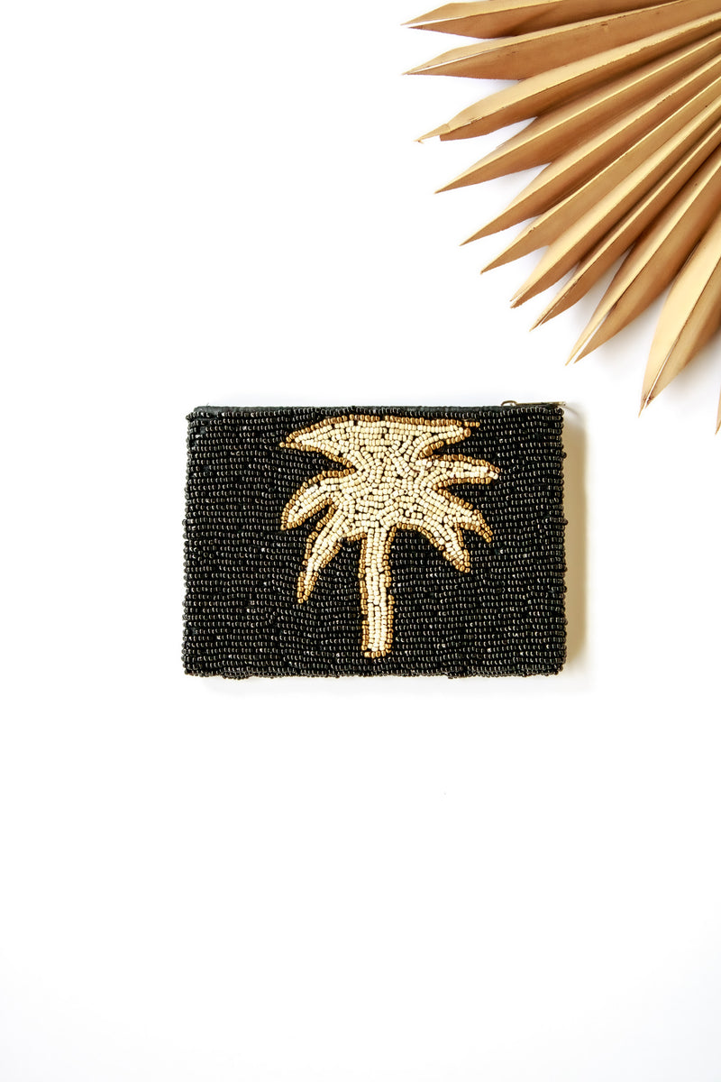 Palm Tree Beaded Coin Bag | Shop Bali Queen