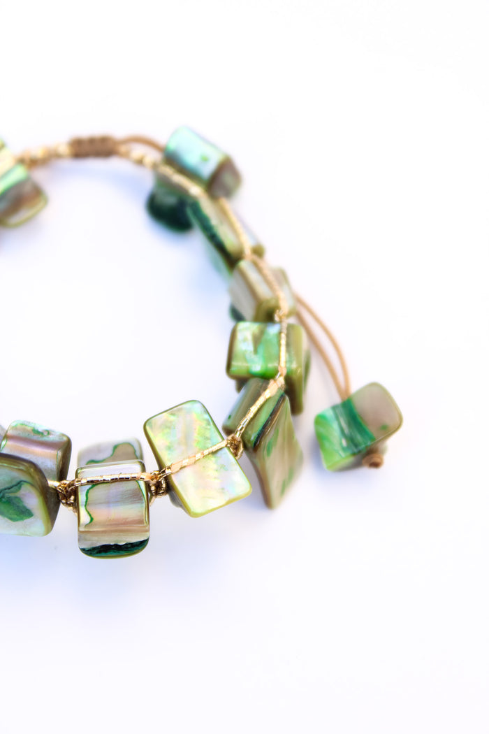 Beach Glass Pull Bracelet | Shop Bali Queen