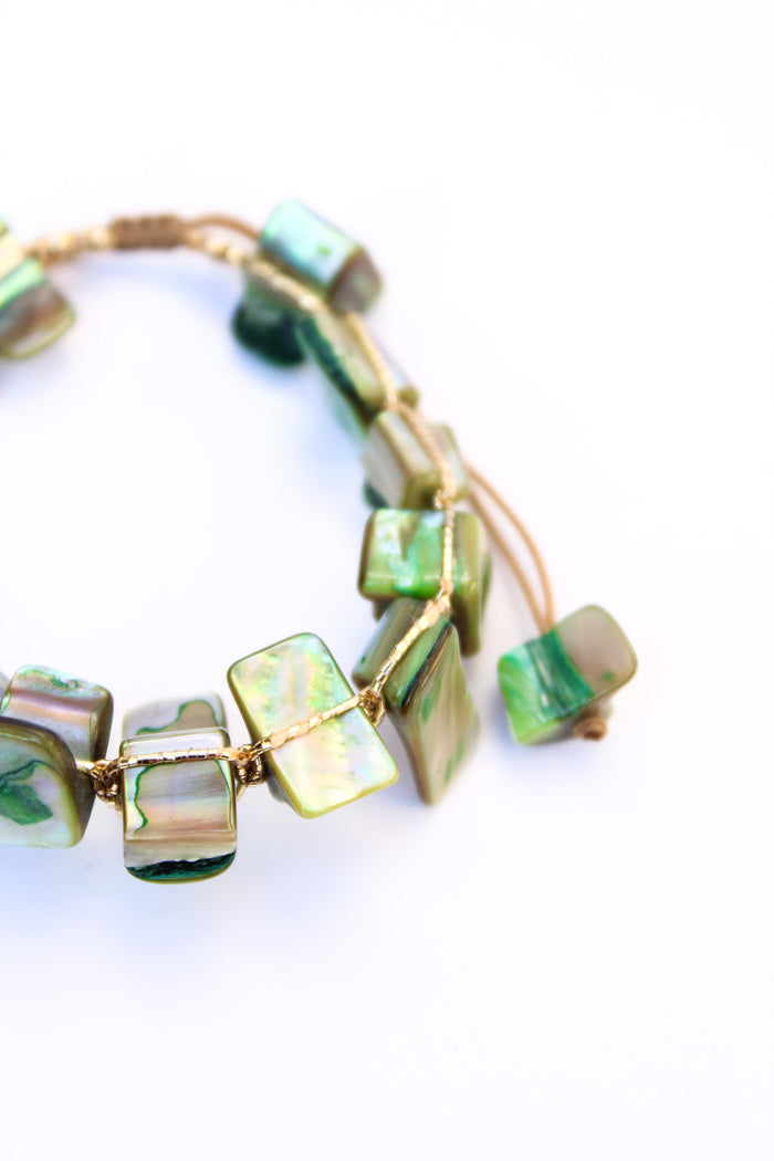 Beach Glass Pull Bracelet