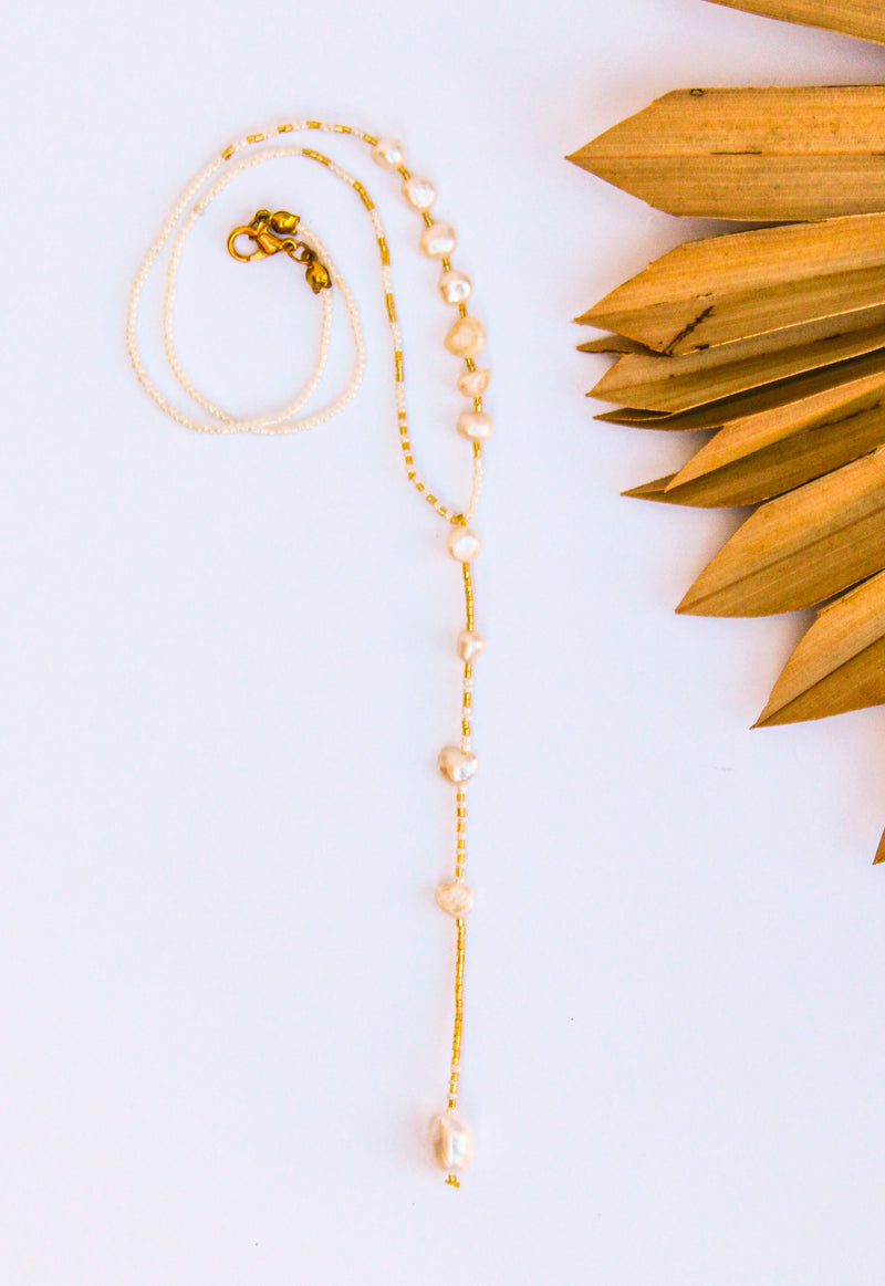 Gatsby Cocktail Lariat Necklace