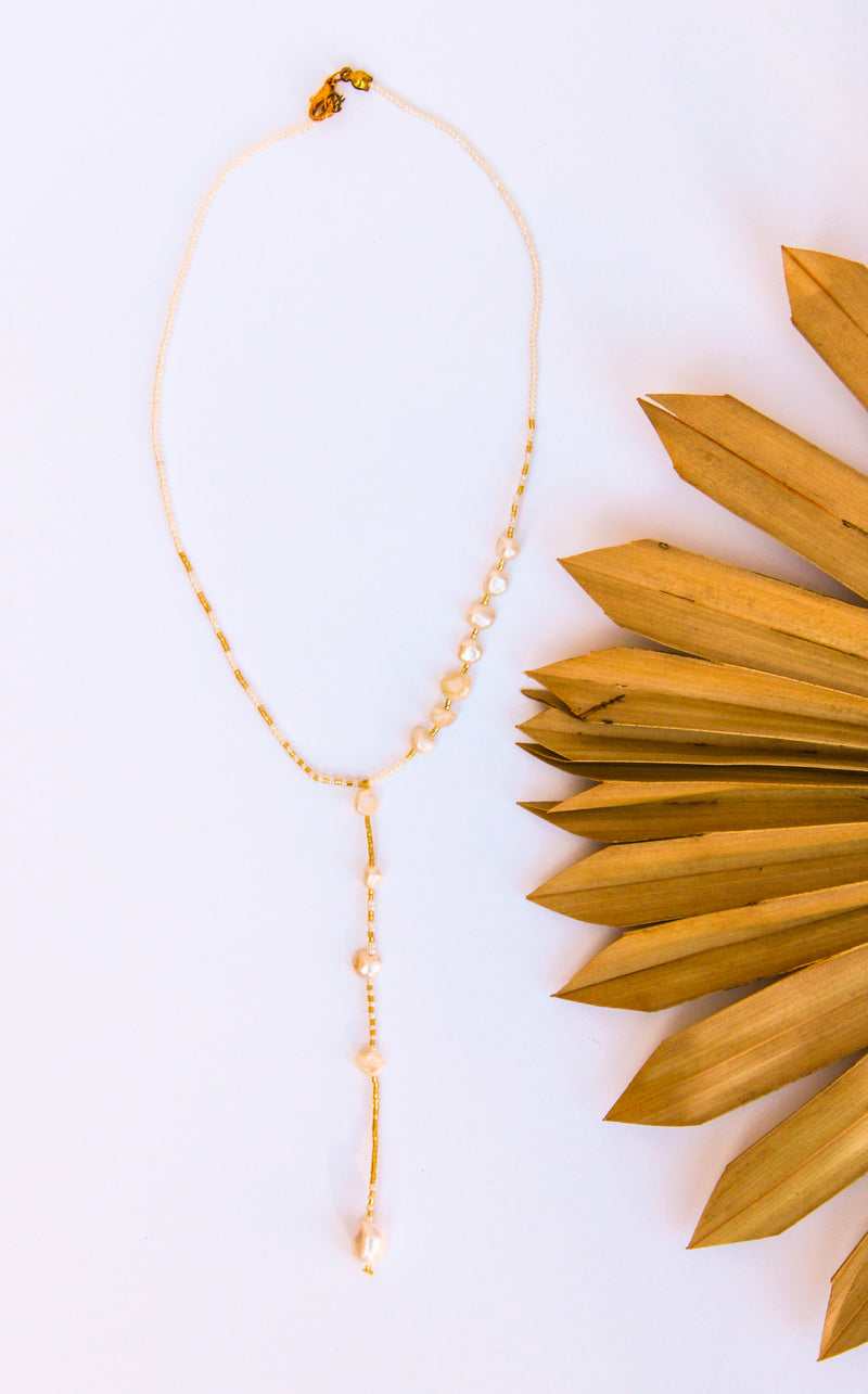 Gatsby Cocktail Lariat Necklace