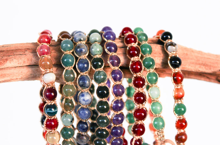 Lost Your Marbles Pull Bracelet (Dark Colors)