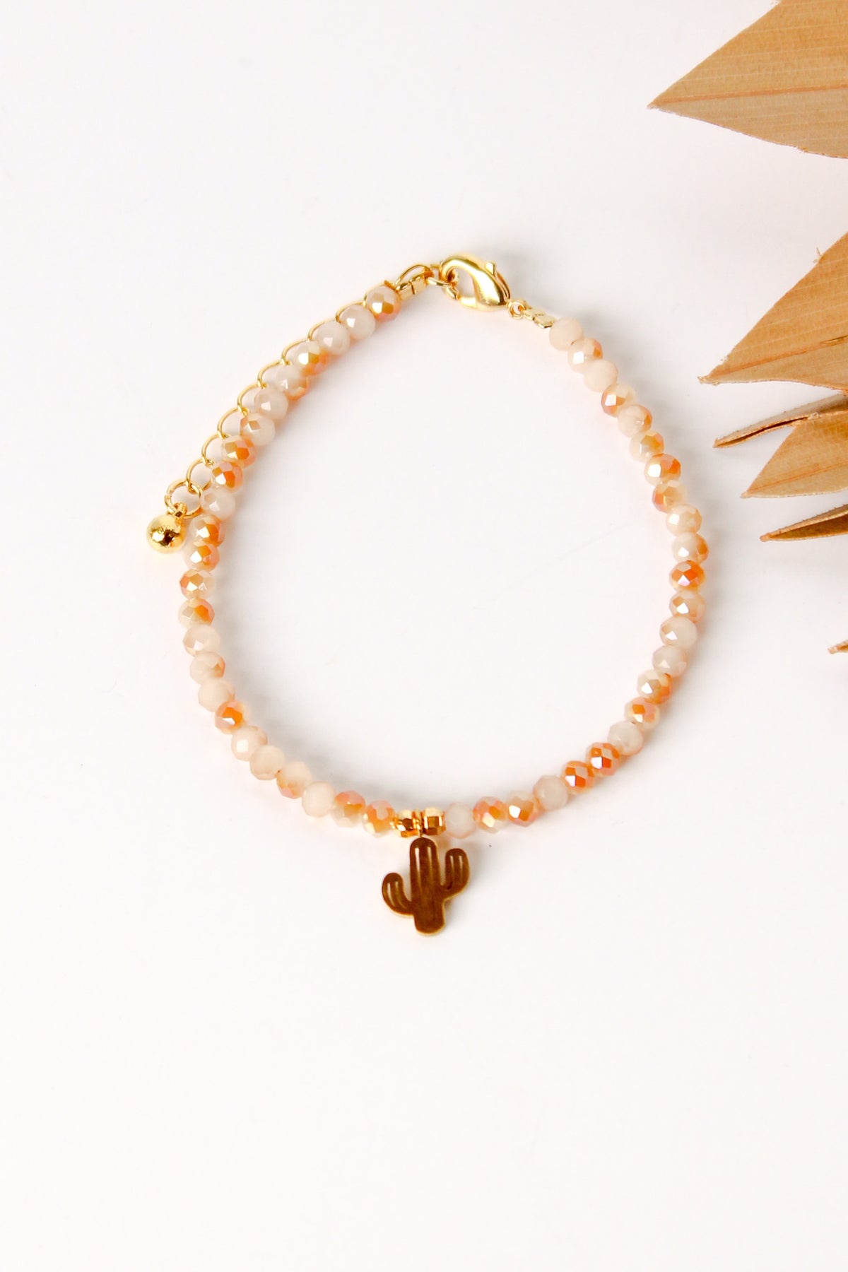 Cactus Rose Quartz Bracelet