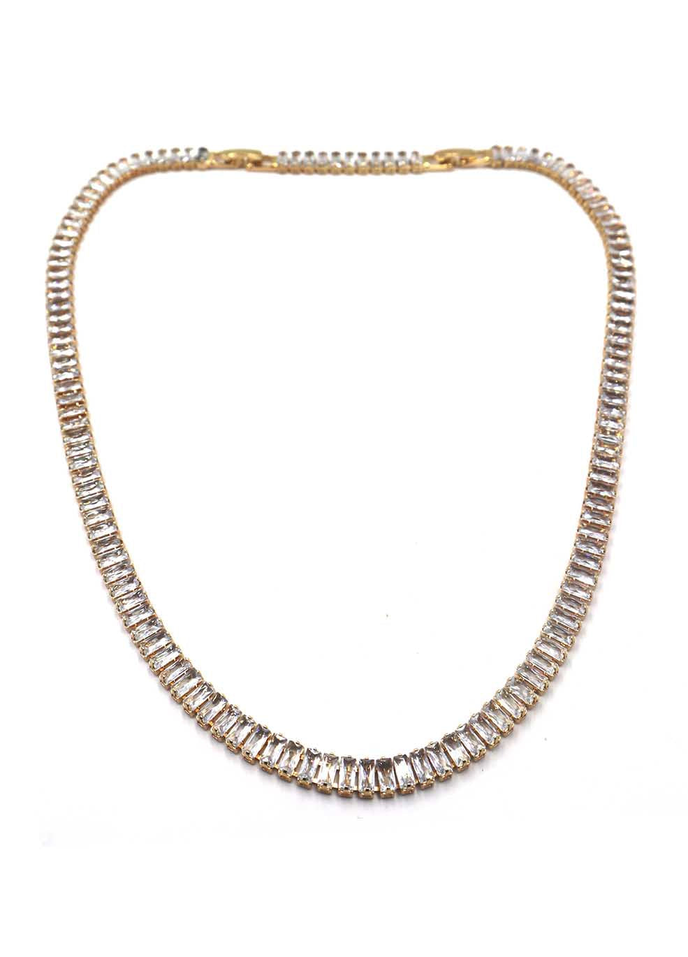 Golden Hour Tennis Necklace