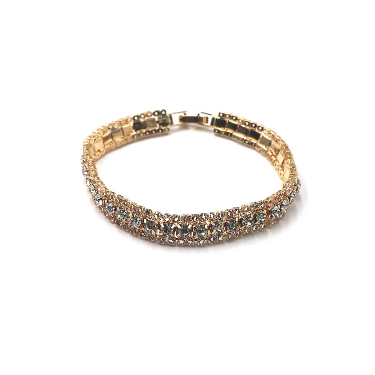 Rose Crystal Tennis Bracelet