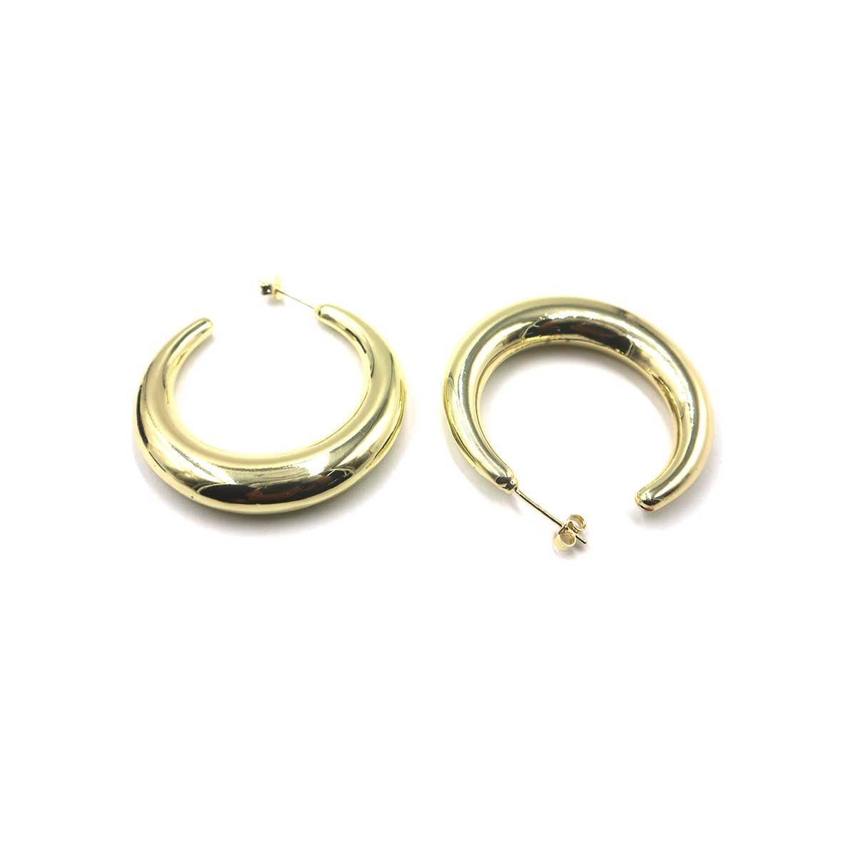 Marina Tube Hoop Earrings
