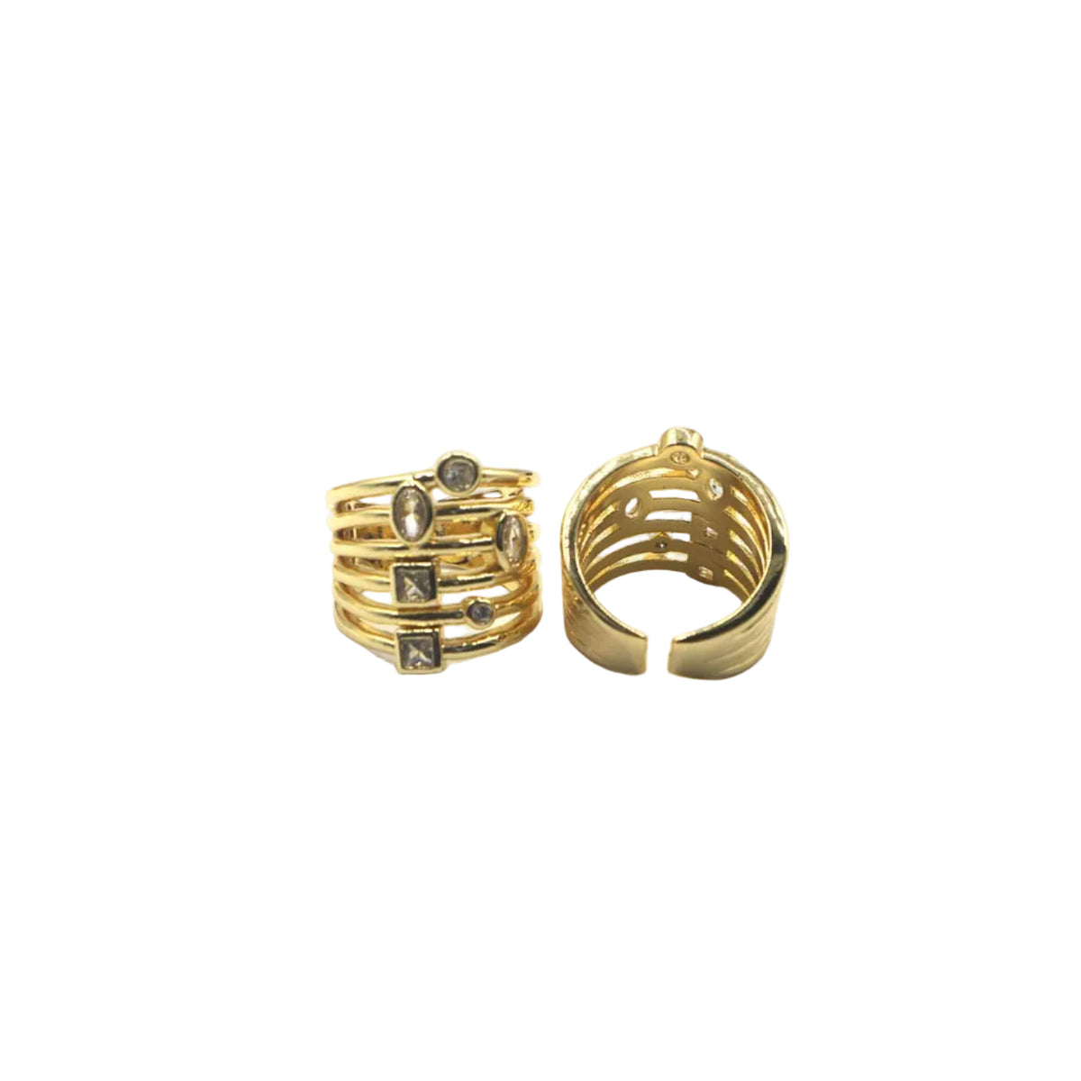 Celeste Stacked Stone Ring