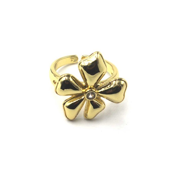 Golden Flower Statement Ring | Shop Bali Queen