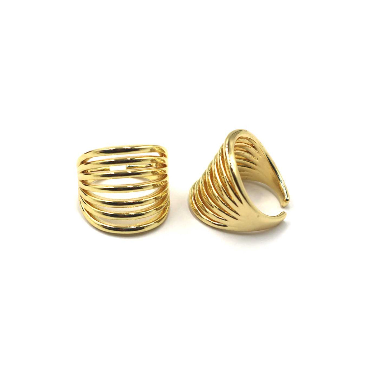 Riviera Ribbed Ring