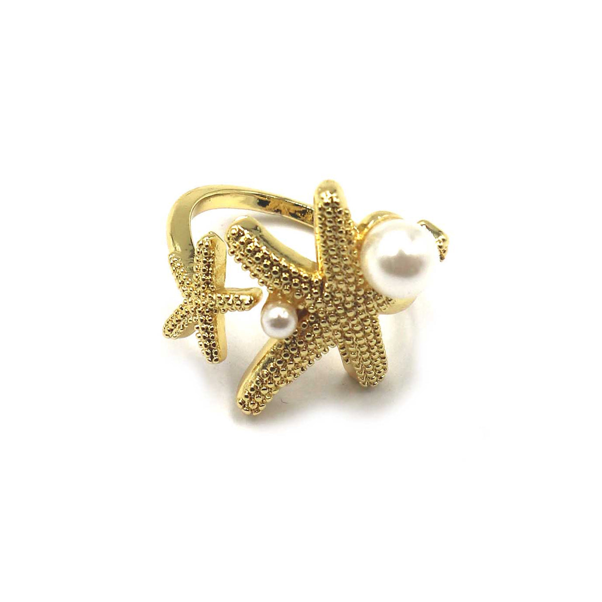 Pearl Starfish Ring
