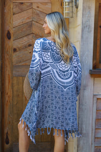 Mandala Short Caftan | Shop Bali Queen