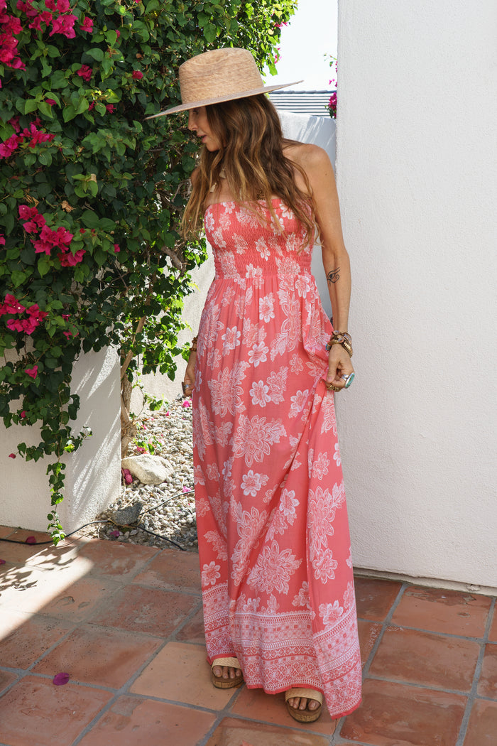 Dahlia Daze Tube Dress | Shop Bali Queen