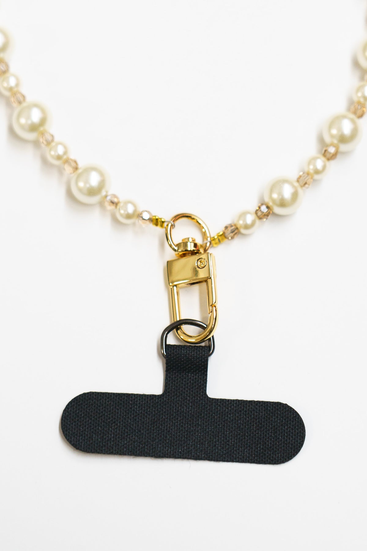 Pearl and Crystal Phone Wristlet | Shop Bali Queen