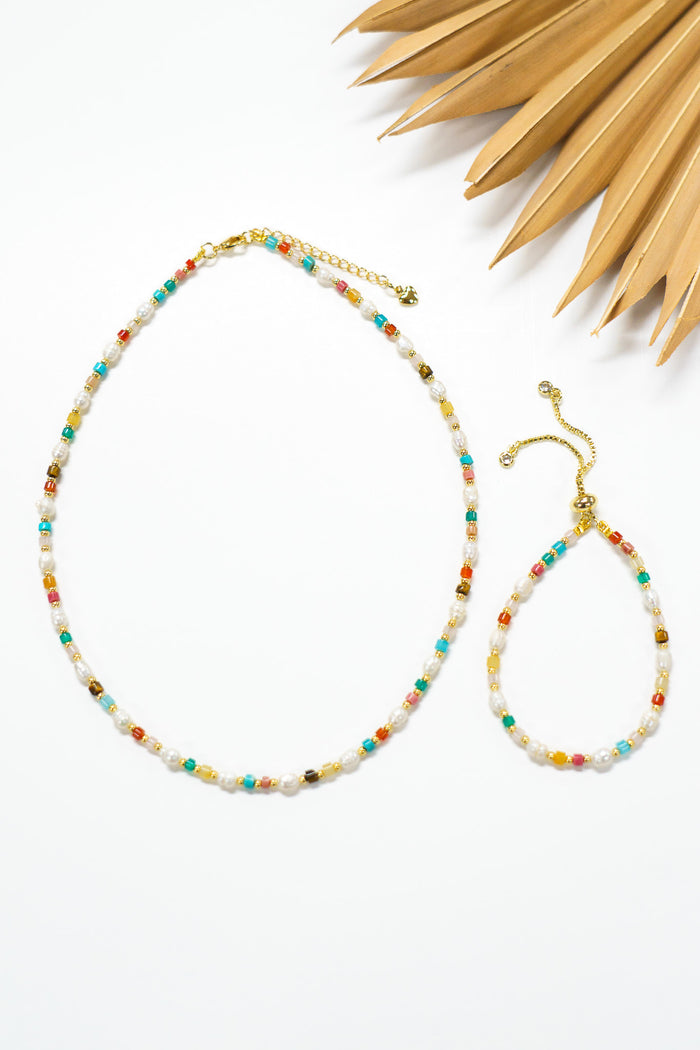 Island Confetti Pearl Necklace | Shop Bali Queen