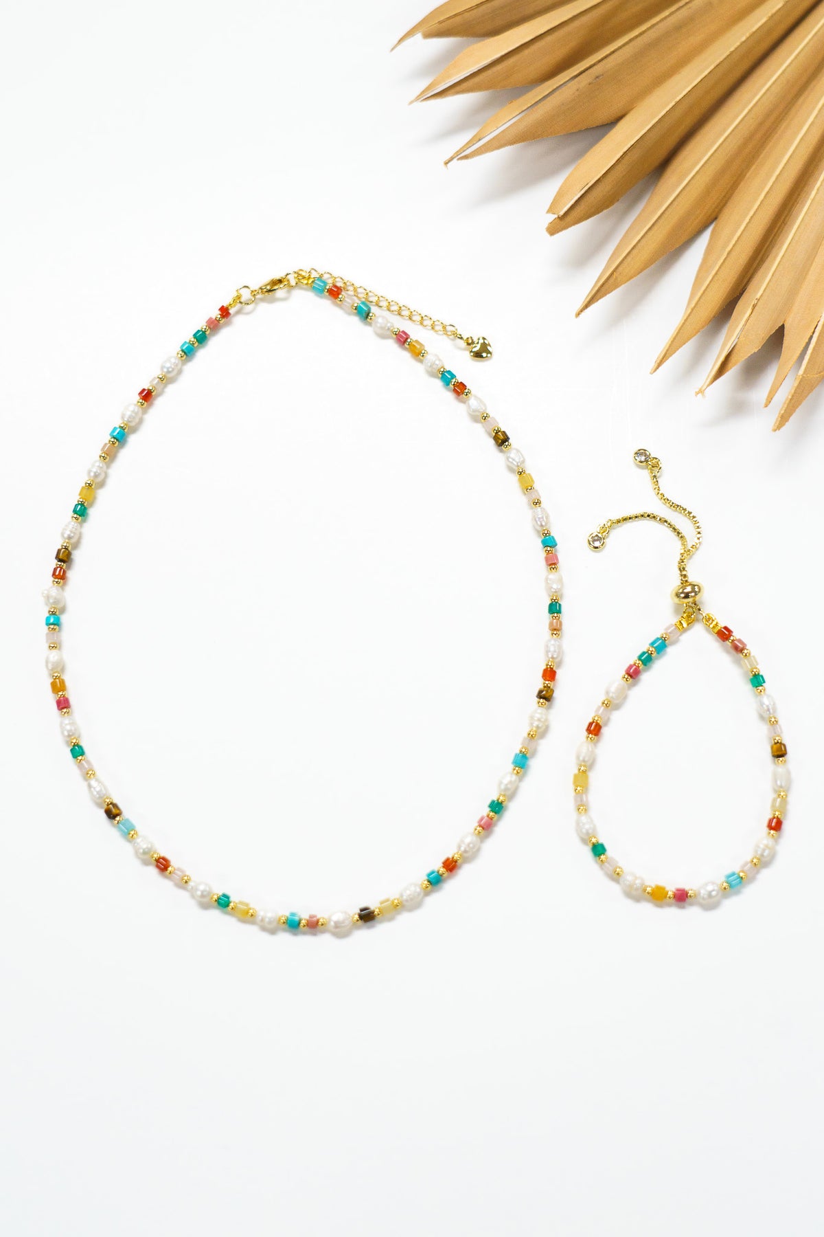 Island Confetti Pearl Pull Bracelet | Shop Bali Queen