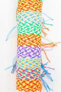 Rainbow Woven Bracelet Tube | Shop Bali Queen