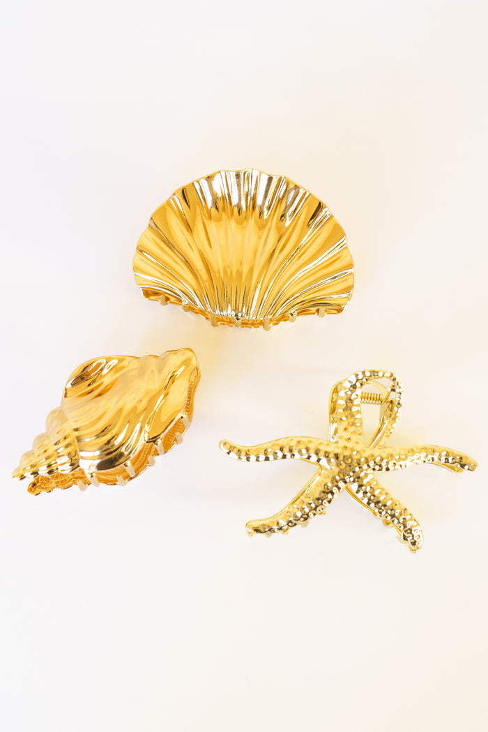 Golden Starfish Clip | Shop Bali Queen