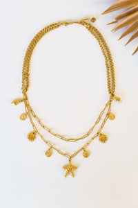 Golden Reef Layered Necklace | Shop Bali Queen