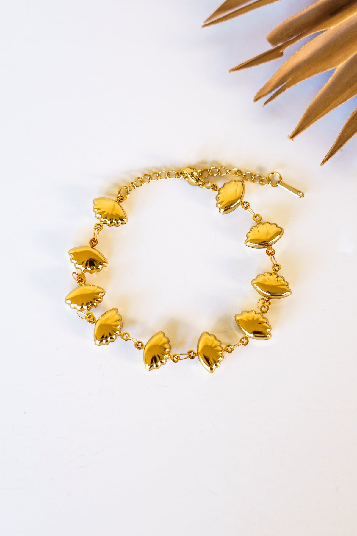 Golden Shell Cascade Bracelet | Shop Bali Queen